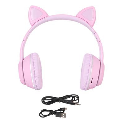 Bluetooth-гарнитура Cat Ear, HiFi стерео, встроенный микрофон, поддержка карт памяти, беспроводные наушники