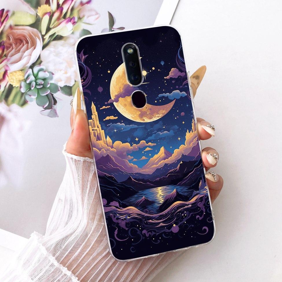 Clear Casing For Oppo F11Pro CPH1969 CPH2209 CPH1987 Phone Case For Oppo F11 Pro Cover Fashion Butterfly Funny Cute Painted