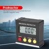 Horizontal Angle Meter Digital Protractor Inclinometer Electronic Level Box Magnetic Base Measuring