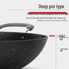 Supor Maifan Stone Non-stick Flat Bottom Wok, 30cm