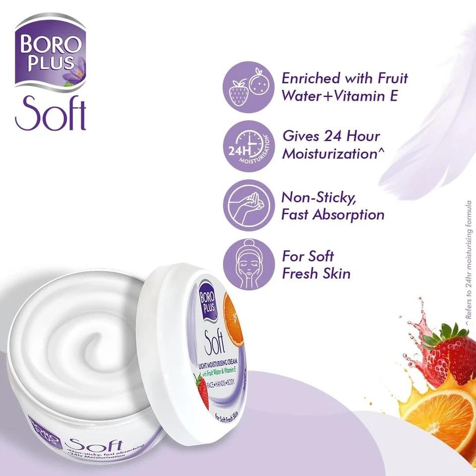 BOROPLUS Soft Ayurvedic Antiseptic Cream Non-Sticky, Non-Oily- 100ML