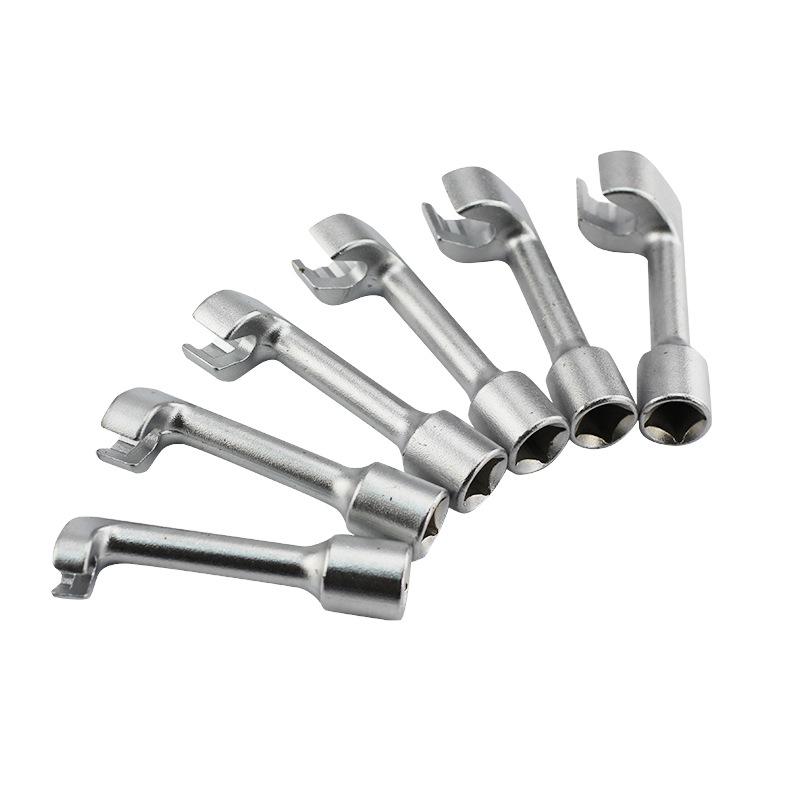 Krachtige Socket Wrench L-shaped Open Hexagonal Slotted Fuel Line Remover Automotive Repair Tools