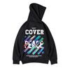 M-8XL Men Oversize Pullover Hoodie Fashion Loose American Style Trendy Three-dimensional Letters Print Couple Clothes