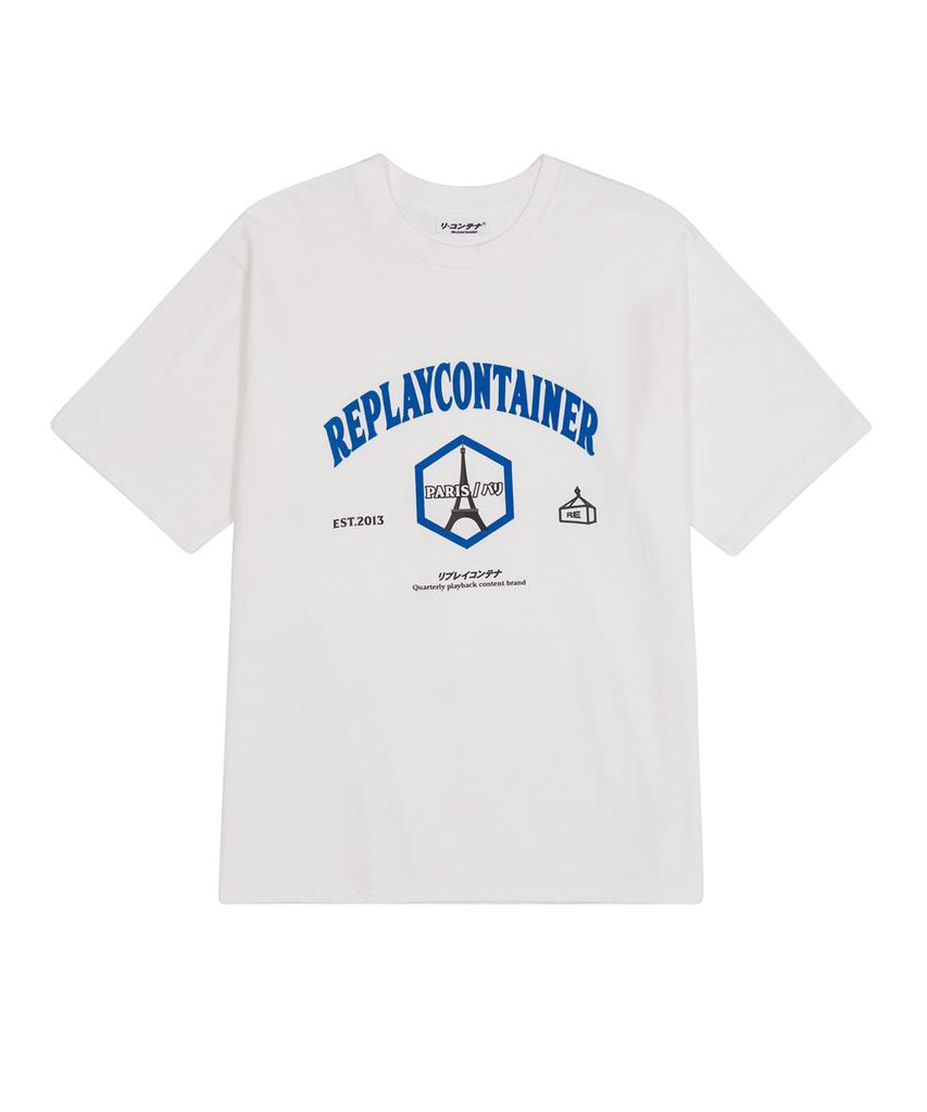 Lipeulleikeonteineo Rc® Городской Логотип Футболка Париж (белый)
