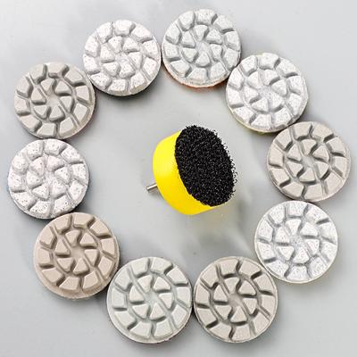 25 мм Мини Алмазные Полировальные Пады Мрамор Гранит Шлифовальный Круг Тонкая Полировка Самоклеящийся Гибкий Смоляной Шлифовальный Диск