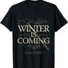 Game Of Thrones Winter Is Coming Text T-Shirt