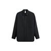 X Maison Special Collaboration Solid Color Pointed Collar Long Sleeve Shirt Men Shirts Black 09621600800-33