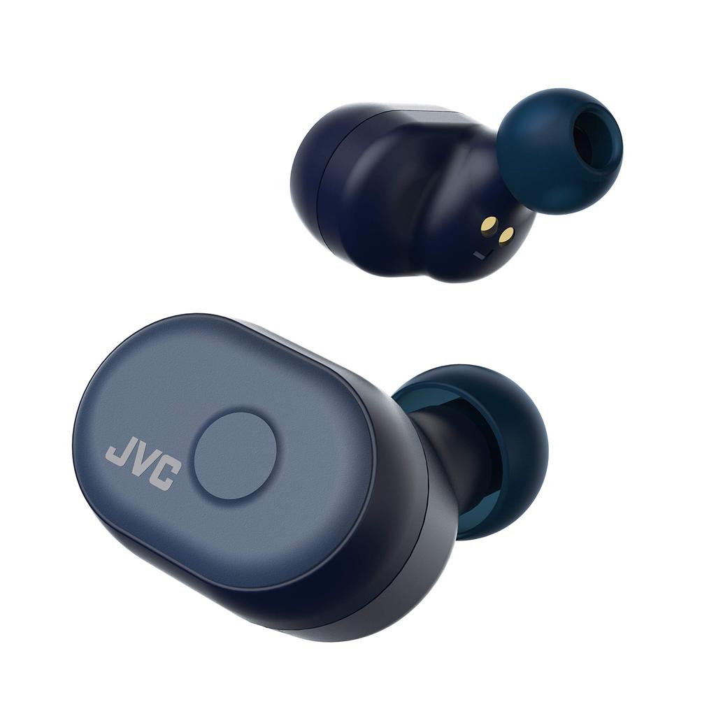 JVC Kenwood полностью беспроводные, легкие и легкие, до 14 часов, синие наушники HA-A10T-A, 5,2 г, корпус/воспроизведение вверх/водонепроницаемые/Bluetooth Ver5.0