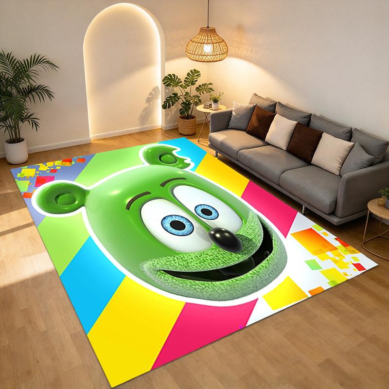 Gummi Bear Living Room Nonslip Area Rug Soft Carpet For Bedroom Game Playroom Sofa Office Home Decor Doormat Christmas Gift C926729