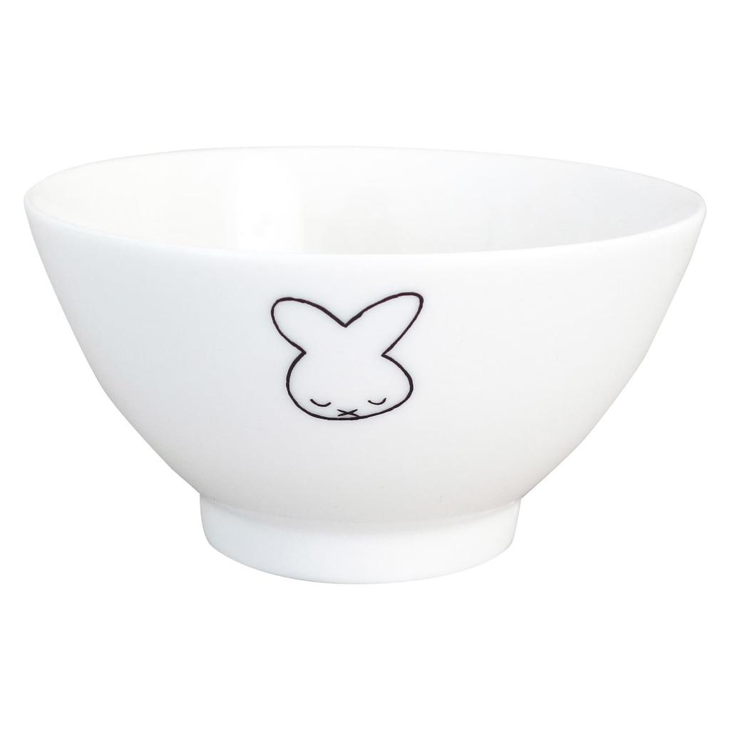 Dick Bruna 70th Anniversary Rice Microwave and Dishwasher Made In 420151 "Miffy" Bowl, Approx. 12cm, Safe, Nine-Tie Design, Japan,