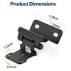 Soft-Close Face Frame Hinges Partial Wrap Self-Closing Hinges Overlay Cabinet Hinges  Hardware