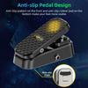 2-in-1 Dual Control Silent Buffer Metal Chassis Stereo Interface No Power Required Volume Expression Guitar Effect Pedal Tool