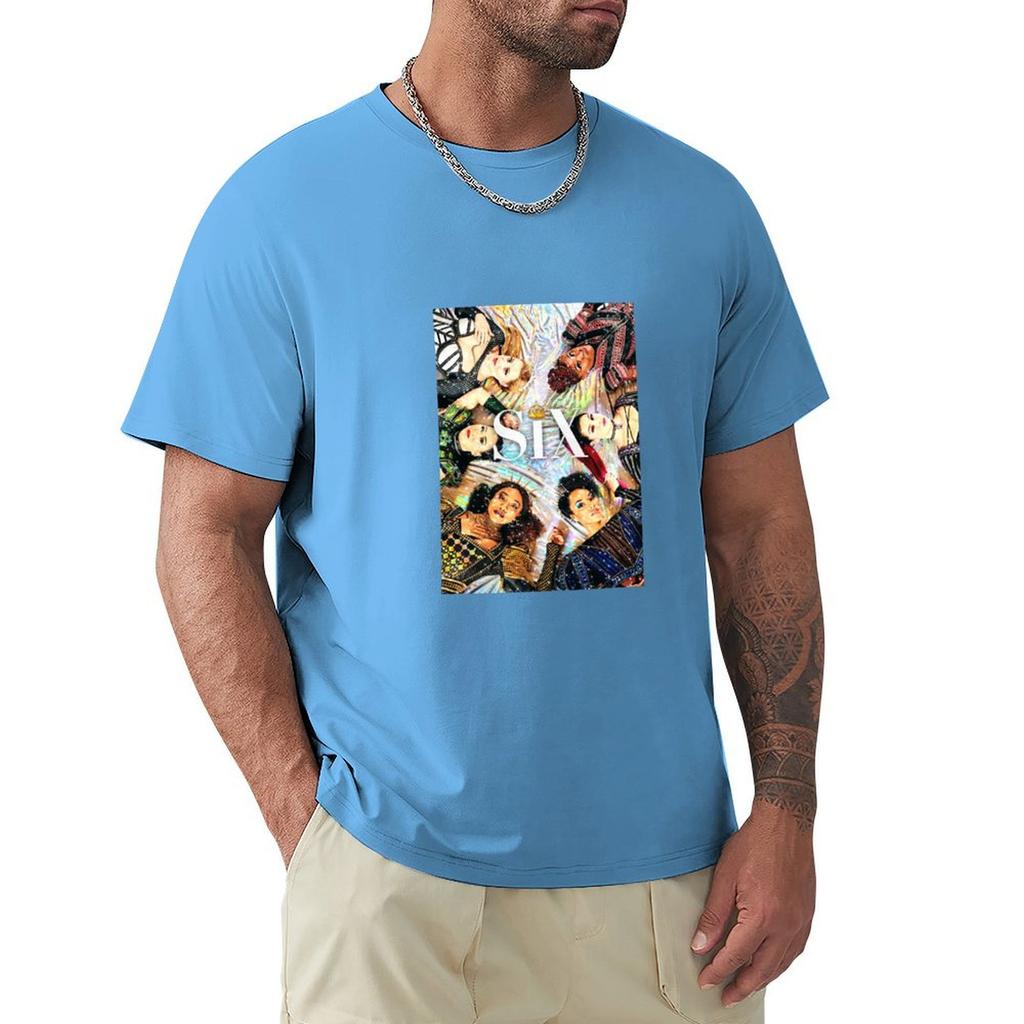 Six The Musical T-Shirt Cotton Graphic Tees Shirts Graphic Tees Graphic Tees Men