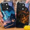 Учебные элементы для OnePlus Nord 3 5 6T 7 Pro 8 12 10T Reno8 Lite 5G 10R Nord N30 Чехол для телефона из закаленного стекла с твердой оболочкой Черный