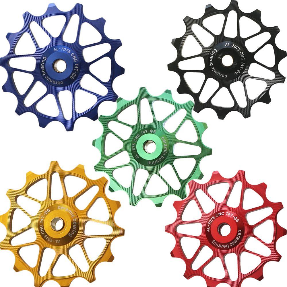 14T Rear Derailleur Pulley Ceramic Pulley Rear Derailleur Road Bike Bearing MTB Ceramic Bearing