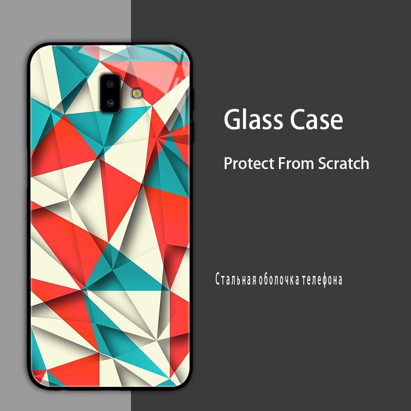 Для Samsung J6 J6+ 2018 Чехол Защитный Чехол из Закаленного Стекла Жесткий Ударопрочный Чехол Бампер Для Samsung J4 Plus j7 2017 Защитный Чехол