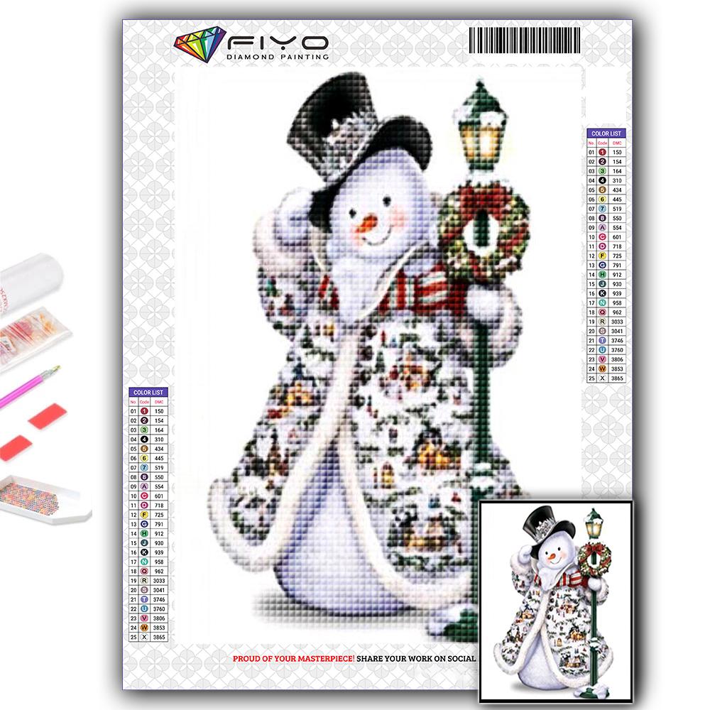 Популярная 5D Diy вышивка крестиком Рождественская елка Санта-Снеговик картина полная дрель набор для вышивки крестиком настенная наклейка домашний декор