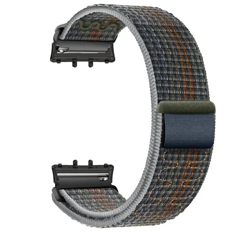 Спортивная нейлоновая петля для ремешка Samsung Galaxy Fit3 Аксессуары Дышащая Регулируемая Замена ремешка браслета для galaxy fit3band