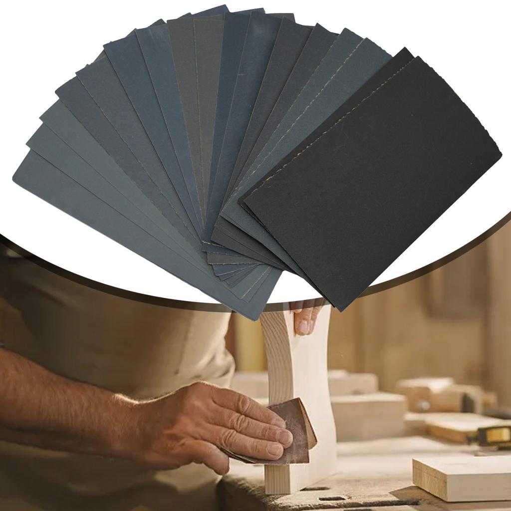 800 наждачная бумага 9 размеров для кузова автомобиля, керамики, стекла, фар Kens