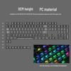 Колпачки для механической клавиатуры Lofree PC 75/98 - полностью прозрачные, черного цвета
