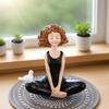 Статуэтка девушки-йога, Креативное украшение для дома, Гостиная, Спальня, Украшение стола, Изделия из смолы