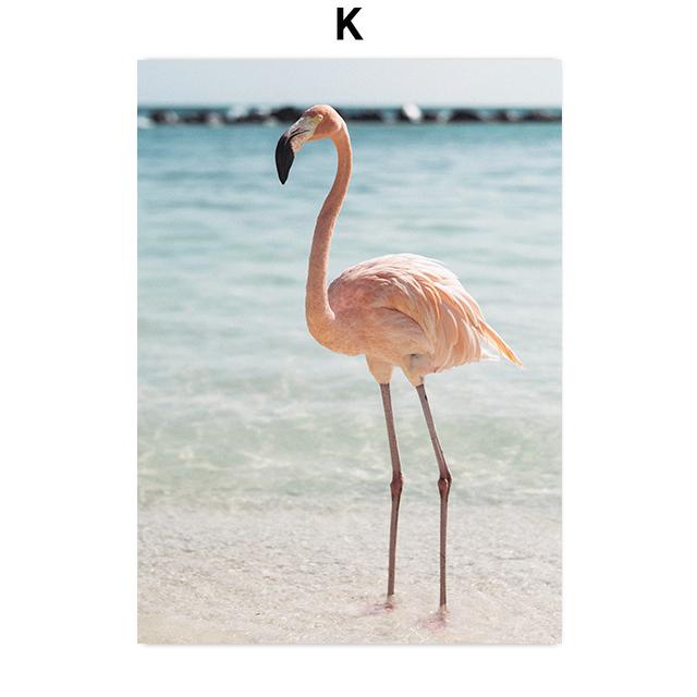 Розовый пляжный пейзаж настенные картины холст картины морской пейзаж плакаты принты для современной гостиной домашний декор