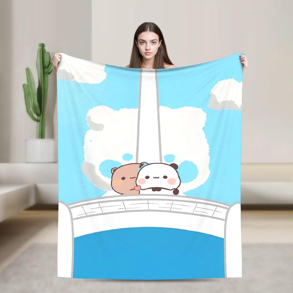 Bubu Dudu Blankets Super Soft Graphic Plush Throw Blanket For Kids Adult Home Decor Flannel Bedspread Bed Cover