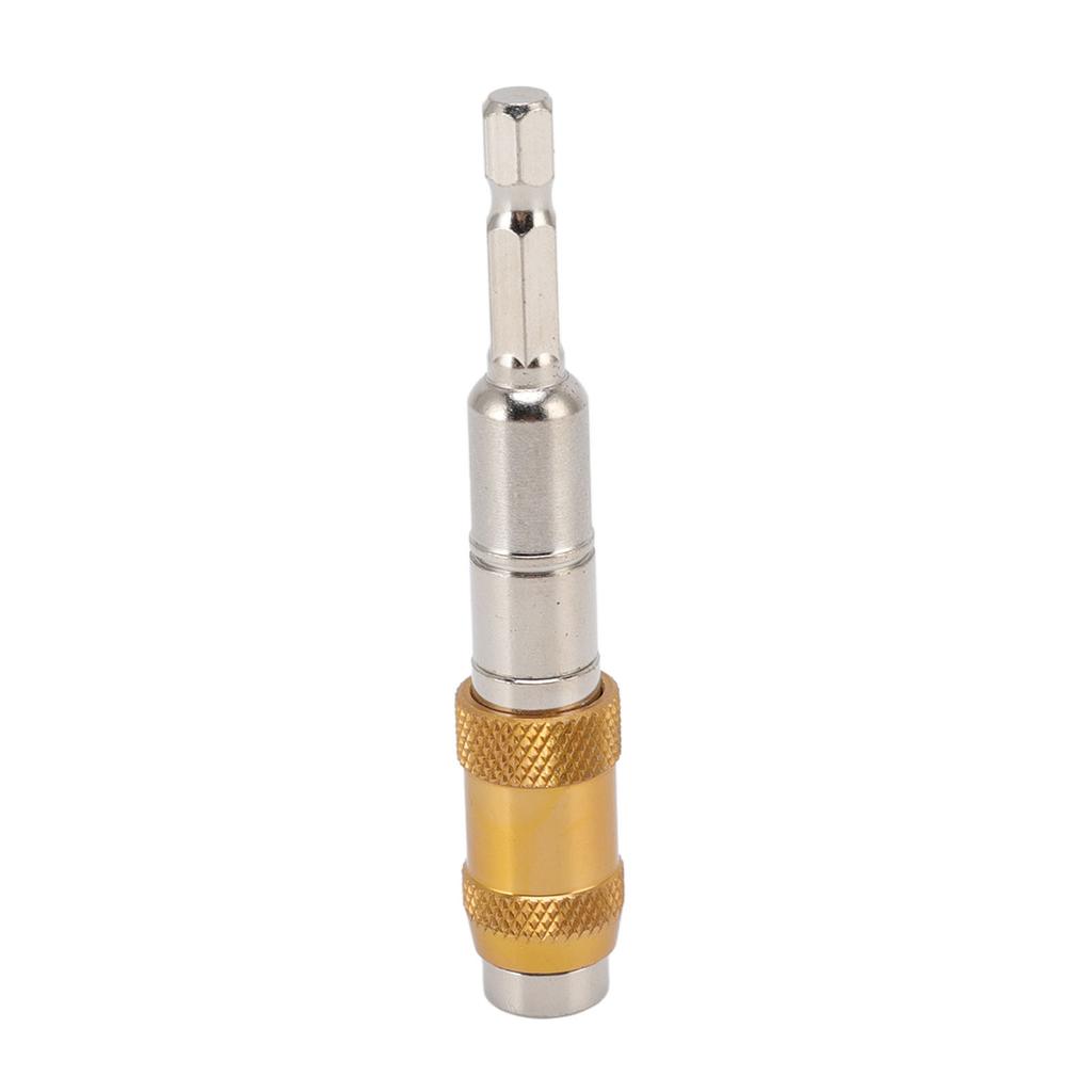 Screw Bits Electromagnetic Chrome Vanadium Steel 6.35mm Universal Screwdriver Bit for Home Decoration Gold