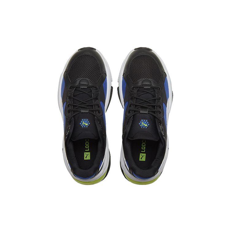 Puma Удобные Простые Низкие Тренировочные Кроссовки Унисекс Черные Синие 372595-03