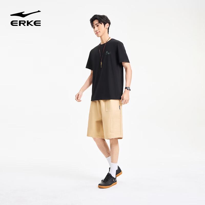 Erke Men's Loose Fit Anti-bacterial Short Sleeve T-Shirt
