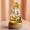 Resin Ganesh Idol For Home/God Idols/Ganpati Murti/Ganesh Ji For Puja/Car Dashboard/Home/Office/Living Room/Decorative Items/Home Decor(White)