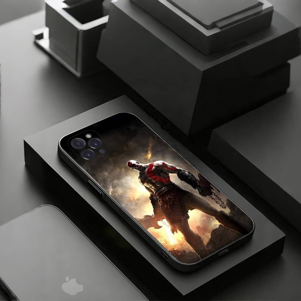 G-God OF War K-Kratos Чехол для телефона для iPhone 11Pro 13 12 11 Pro Max 16e 17 Air 16 15 14 Plus 11ProMax