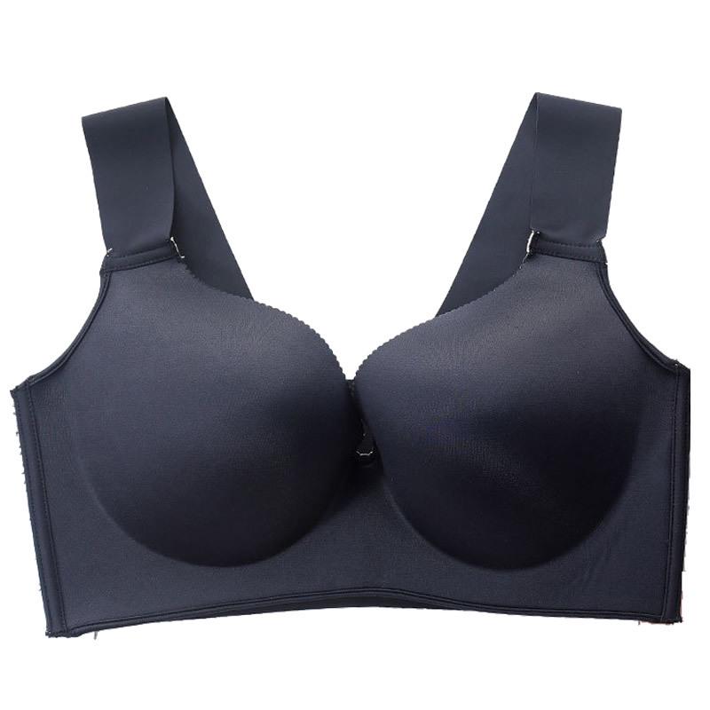 Ultra-Thin Breathable Full Cup Vest Bra for Larger Sizes – No Steel Ring, Sports Style, Enhances Small Breasts