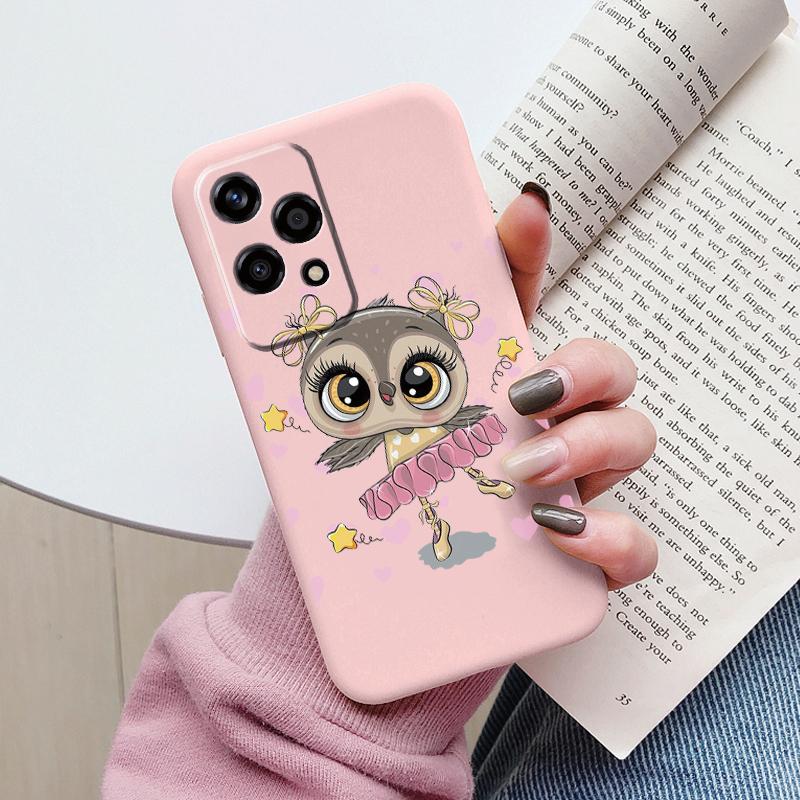 Красивые Цветы Для Чехла Honor 200 Lite Милое Сердце Леопардовый Принт Чехол Мягкий Силикон Матовый Защитный Для Женщин Девушек Задняя Панель Fundas