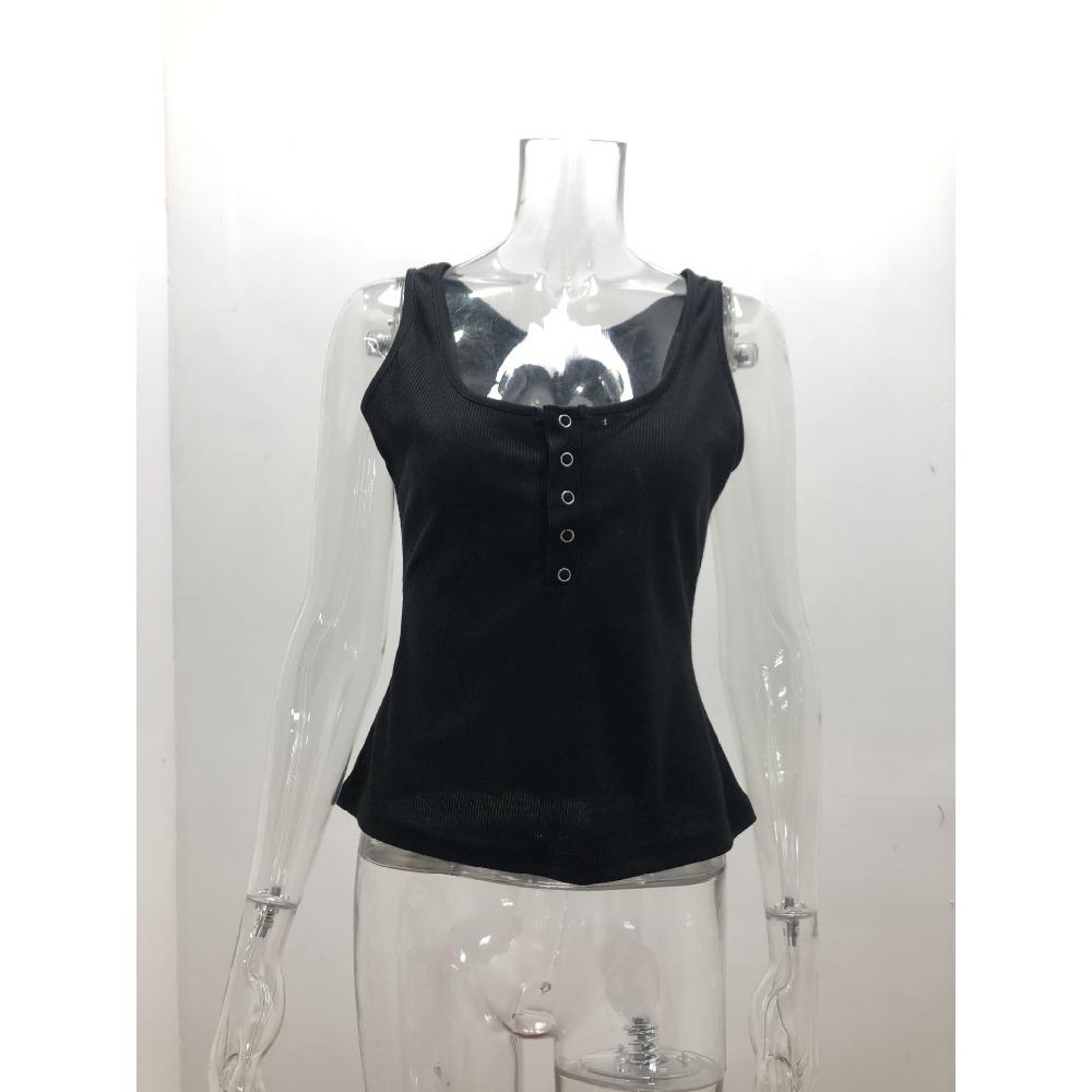 Летняя женская сексуальная обтягивающая майка-майка с трикотажным жилетом