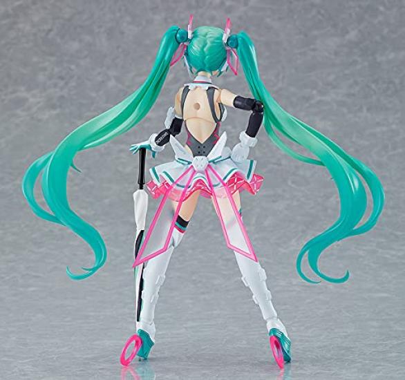 Figma Хацунэ Мику Проект GT Racing Miku 2021 АБС ПВХ окрашенная подвижная фигурка версия. Немасштабируемый и