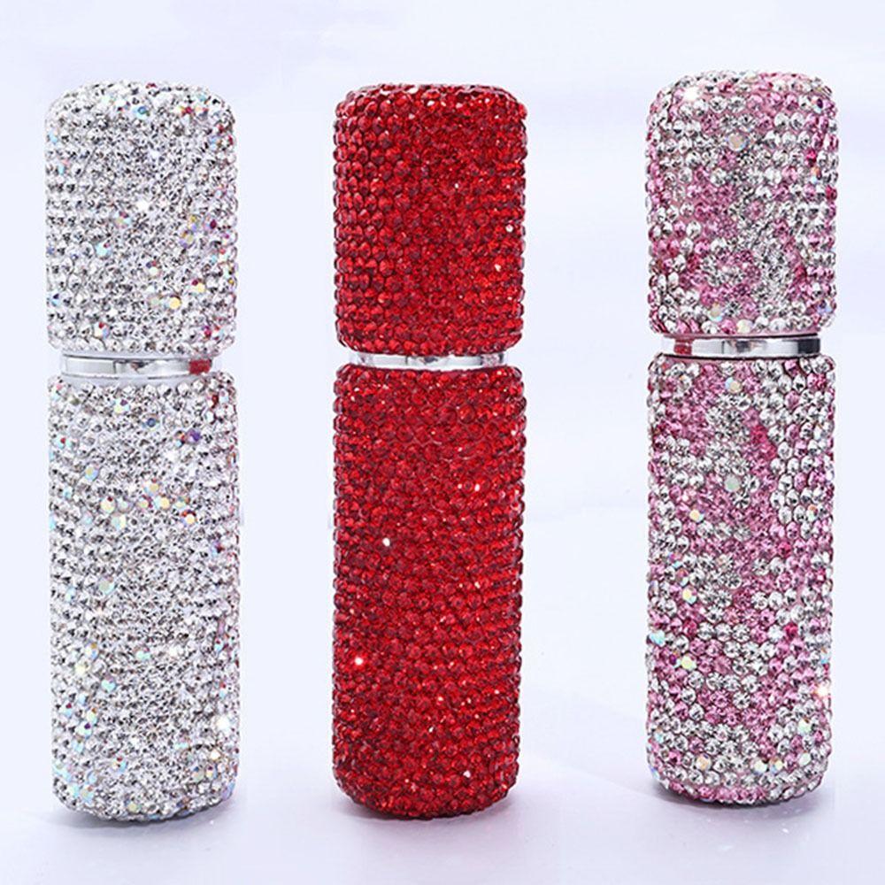 Роскошный инкрустированный флакон для духов, мини-флакон для многократного использования, распылитель, дорожный вспомогательный флакон