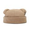 Manufacturer Cute Brown Berets with Bear Ears Fashion Brimless Hats Women Men Vintage Spring Autumn Winter Streetwear Hat