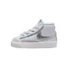 Blazer Mid 77 TD Platinum Grape Metallic Silver Детские кроссовки Белые чисто-платиновые Barely-Grape DA4088-010