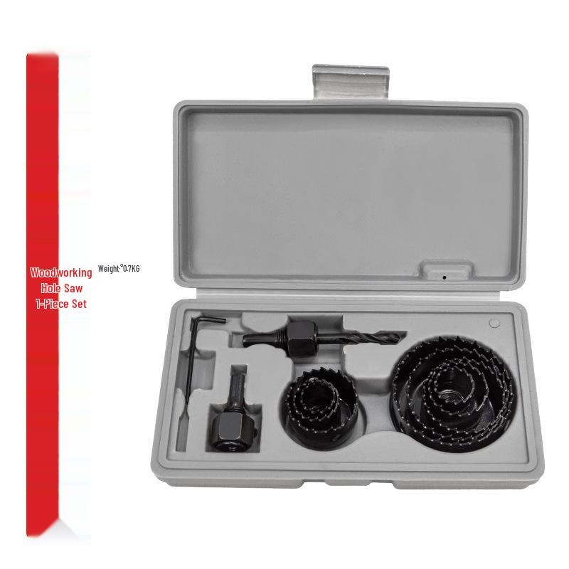 Набор столярных кольцевых пил для дерева, гипсокартона, ПВХ, пластика - Круглое сверло Инструмент для сверления отверстий под точечные светильники