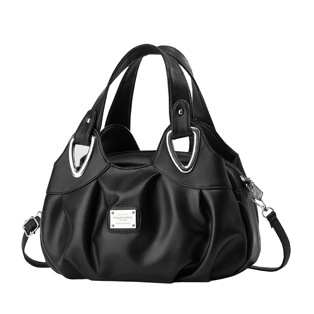 Модная и универсальная полиуретановая сумка через плечо с просторным внутренним отделением и длинным удобным ремешком