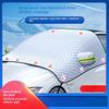Auto Snow Shield Anti-Freezing Windproof Rainproof Car Cover Front Windshield Snow Cover Winter Supplies Car Sunshade