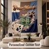 Wildlife Animals (77) Theme Personalized Tapestry Custom Name Text Wall Hanging Tapestry Home Background Decoration