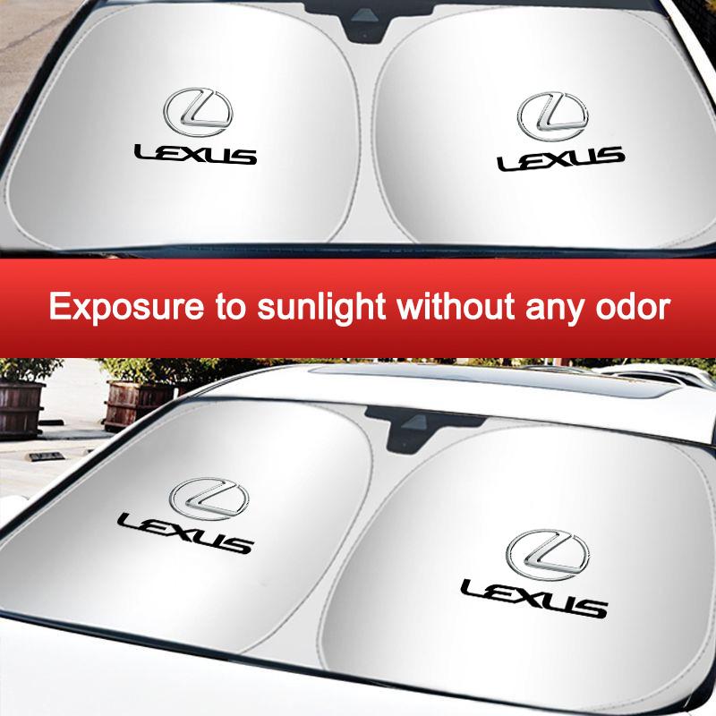 Car Stickers Thicken Strong UV Resistance Car Sun Visor Sunshade Front Glass Sunscreen For Lexus ES RX NX LS UX LM LX GX LC RZ I XM6