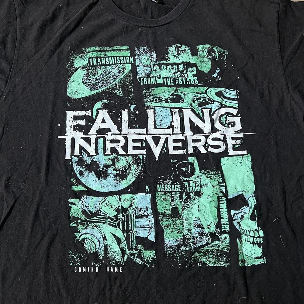 Горячая Популярная Черная Футболка Falling In Reverse Хлопок S-234XL Унисекс Футболка