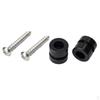 1 - Locking Knobs with Screws for Guitar Strap Mounts