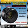 Объектив YONGNUO YN50mm f/1.8 AF для Canon — фиксированный фокус, идеально подходит для портретов и размытия фона
