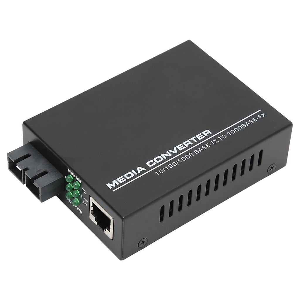 Gigabit Fast Ethernet медиаконвертер одномодовый двойной SC 10 100 1000Base Tx RJ 45 оптоволоконный медиаконвертер