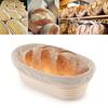 Bread Proofing Basket Handwoven Rattan Banneton for Sourdough Baking Round Spiral Design Storage Basket with Liner Bread Making Gift