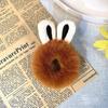 1PCS New Cute Hair Accessories Fake Fur Hair Rope Bear Scrunchies Women Girls Elastic Hair Rubber Bands Gum Kids Ponytail Holder